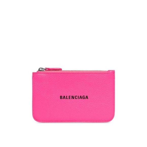 rare balenciaga logo print zip cardholder - Picture 9 of 10